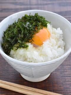 絶品♡有明海苔 卵かけごはん-レシピのメイン写真