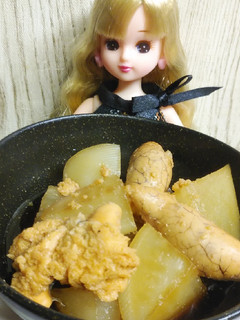リカちゃん♡かぶと生助子炊いたん♪-レシピのメイン写真