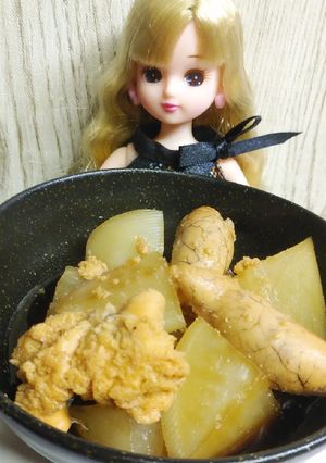 リカちゃん♡かぶと生助子炊いたん♪-レシピのメイン写真