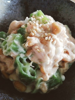 おくら納豆(ツナマヨ)-レシピのメイン写真
