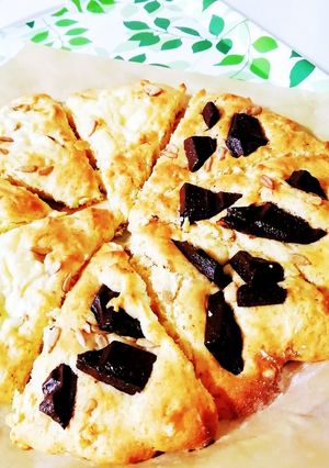 チーズとチョコのスコーン-レシピのメイン写真