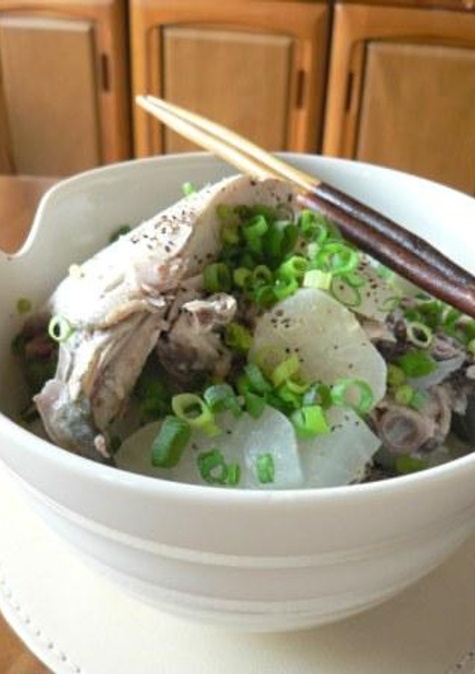 ♦♦　大根と魚のアラの塩しょうが煮　♦♦-レシピのメイン写真