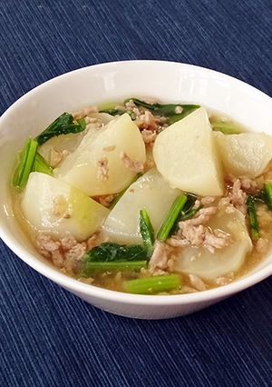 かぶのそぼろ煮あんかけ-レシピのメイン写真
