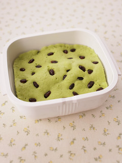抹茶蒸しケーキ【レンジで4分10秒】-レシピのメイン写真