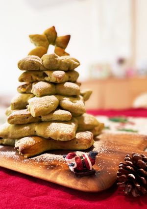 クリスマスツリーパン-レシピのメイン写真