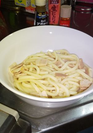 冷凍うどんで和風ペペロンチーノ-レシピのメイン写真