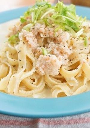 蟹缶でズワイガニのクリームパスタ-レシピのメイン写真