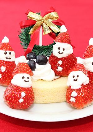 いちごdeサンタ【ＪＡ遠州夢咲】-レシピのメイン写真