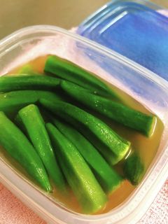やみつき!オクラの煮びたし-レシピのメイン写真