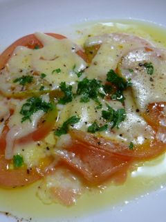 トマトとチーズのチン-レシピのメイン写真