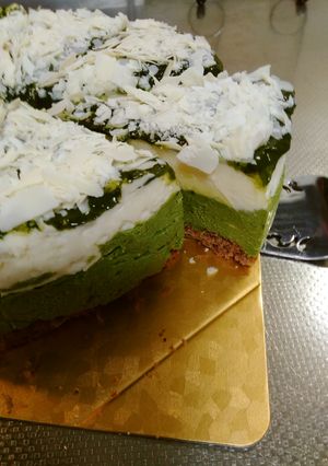 抹茶のレアチーズケーキ-レシピのメイン写真