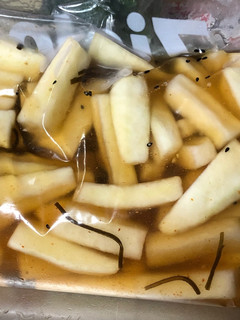 焼酎で漬けたたくあん、その2は七味味-レシピのメイン写真