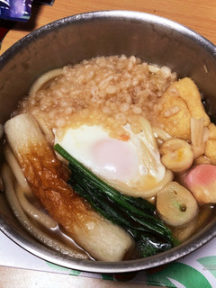 ひとり鍋焼きうどん-レシピのメイン写真