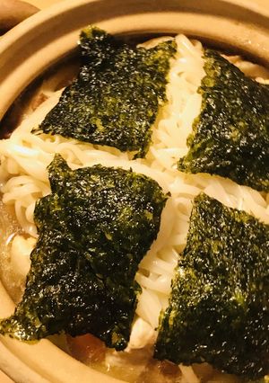 鍋の素●鶏肉と海苔＆餅の寄せ鍋-レシピのメイン写真