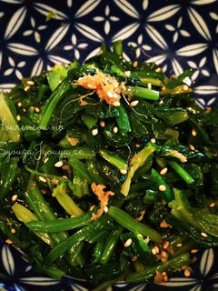 脱マンネリ。ほうれん草の生姜醤油和え-レシピのメイン写真