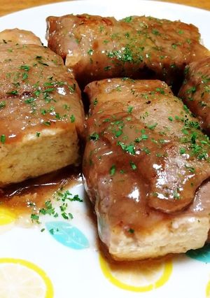 意外に食べごたえあり♡豆腐の牛肉巻き♡-レシピのメイン写真