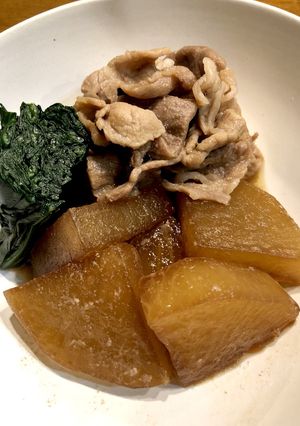 大根と豚肉の煮物-レシピのメイン写真