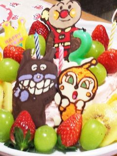 アンパンマンケーキ-レシピのメイン写真