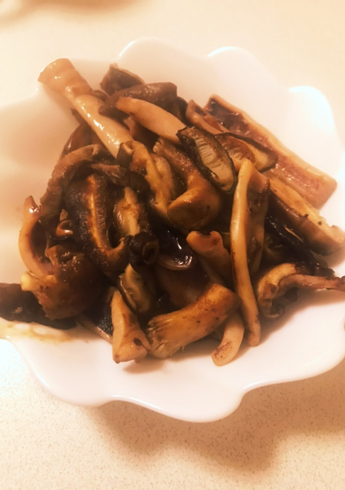 イカと椎茸の生姜焼き-レシピのメイン写真