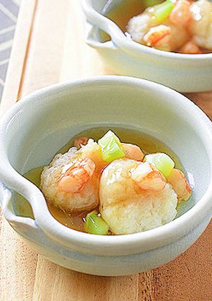 レンジでつくる牡蠣だし醤油の餡で蓮根饅頭-レシピのメイン写真