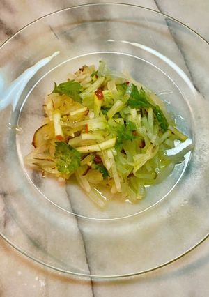 2717大根、菊芋、林檎、春菊、サラダ-レシピのメイン写真