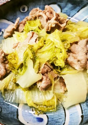 牡蠣だししょうゆで作る、白菜と豚肉の煮物-レシピのメイン写真