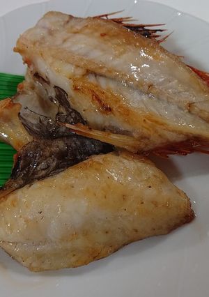 キンキの塩焼きとお吸い物-レシピのメイン写真