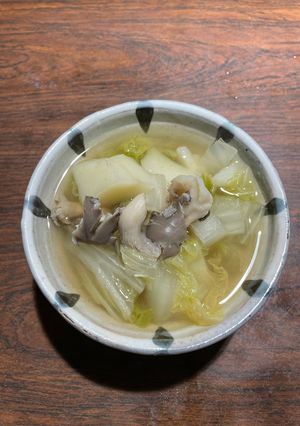 ひらたけ&根菜あっさりスープ-レシピのメイン写真