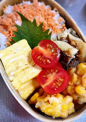 鮭フレーク弁当-レシピのメイン写真