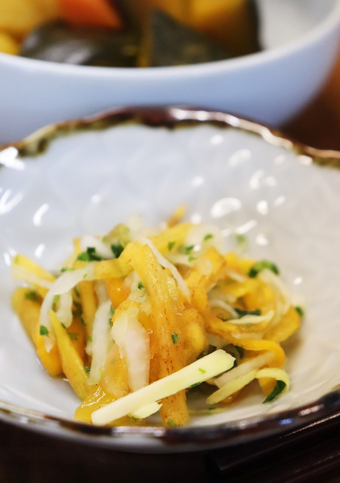 柿と大根の酢の物-レシピのメイン写真
