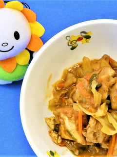 鶏肉とキャベツのみそ炒め★尾張旭市学校-レシピのメイン写真