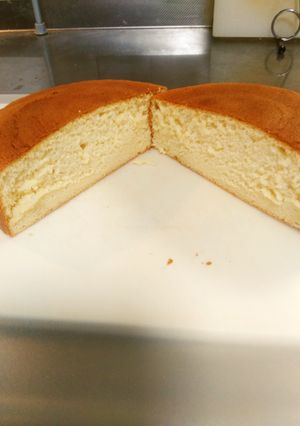 スポンジケーキ(共立て)-レシピのメイン写真