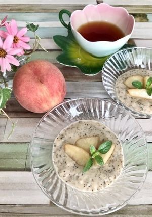 桃と紅茶のムース-レシピのメイン写真