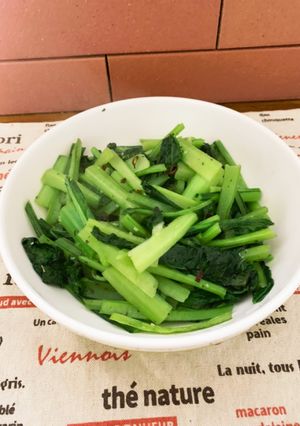 無限小松菜のシャキシャキペペロンチーノ風-レシピのメイン写真