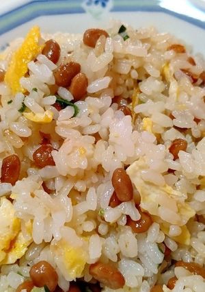 ささっと10分！子供大好き納豆チャーハン-レシピのメイン写真