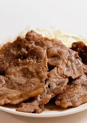 黒酢でさっぱり！豚の生姜焼き-レシピのメイン写真