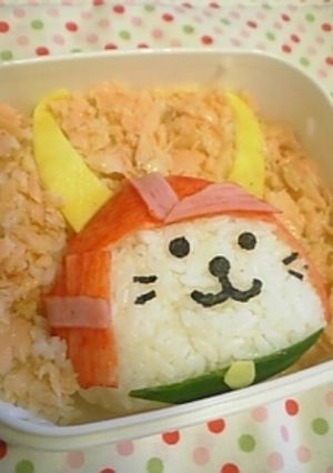 キャラ弁☆ひこにゃん弁当-レシピのメイン写真
