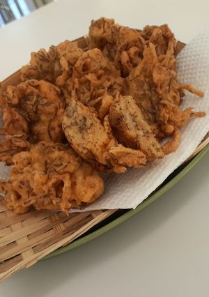 もずくキムチ天ぷら-レシピのメイン写真