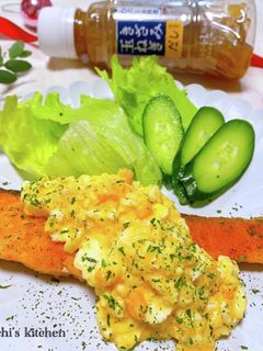 お手軽♪ 鮭のムニエルタルタルソースかけ-レシピのメイン写真