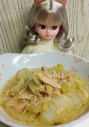 リカちゃん♡白菜のツナマヨ鍋ꕤ…˖*-レシピのメイン写真