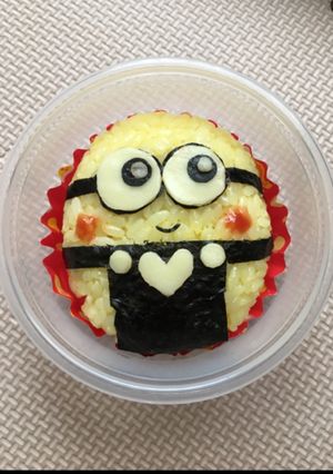 ミニオンおにぎり★超簡単！キャラ弁-レシピのメイン写真