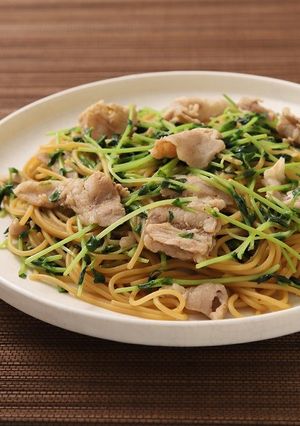 豚肉と豆苗の中華風和えそば-レシピのメイン写真