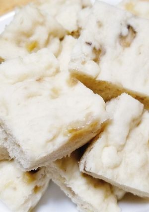 レンジdeもっちりバナナミルク蒸しケーキ-レシピのメイン写真