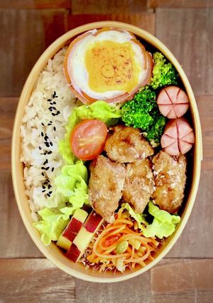 わっぱ弁当★めかじきの竜田揚げ-レシピのメイン写真