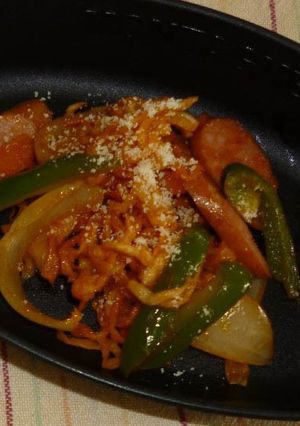 切り干し大根のナポリタン風（健康食)-レシピのメイン写真