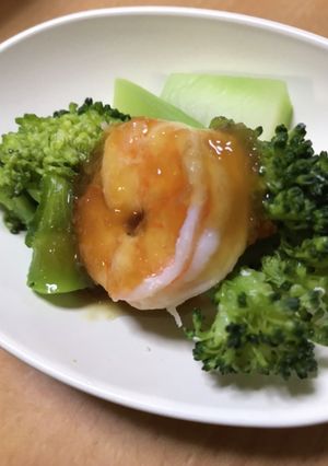 エビとブロッコリーのホットサラダ-レシピのメイン写真