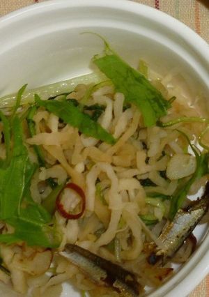 切り干し大根のペペロンチーノ風(健康食)-レシピのメイン写真
