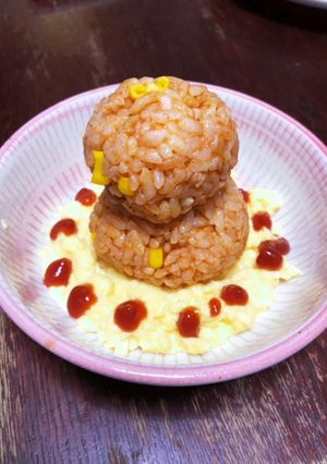 スノーマン☆オムライス-レシピのメイン写真