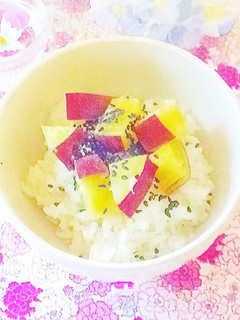 さつまいもご飯&ついでに炊飯器で蒸し芋-レシピのメイン写真