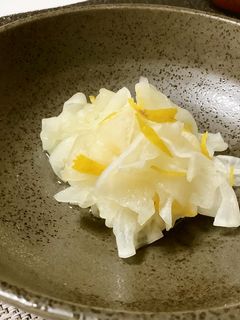 柚子香る即席だいこんの漬物-レシピのメイン写真